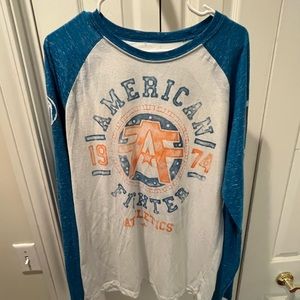 American Fighter white long sleeve men’s shirt size L